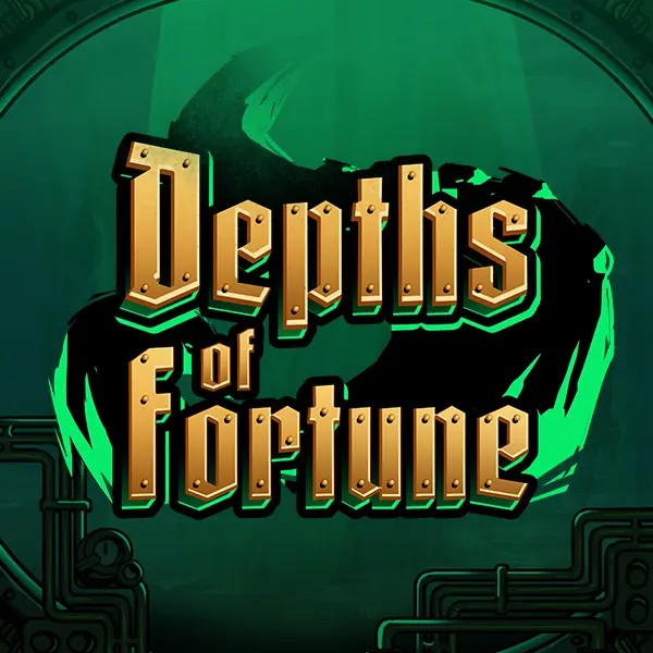 Depths of Fortune online game logo by AvatarUX Studios on happyslotscasinos.com