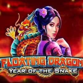 Floating Dragon Year of the Snake slot visual from Pragmatic Play available on happyslotscasinos.com