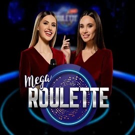Mega Roulette by Pragmatic Play, showcased at happyslotscasinos.com – game logo