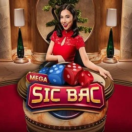 Mega Sic Bac logo – Live Casino by Pragmatic Play at HappySlots Casino