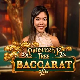 Prosperity Tree Baccarat slot visual from Evolution available on happyslotscasinos.com