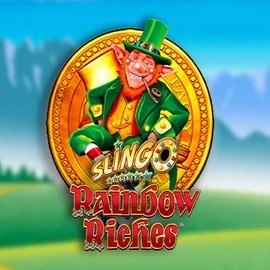 Slingo Rainbow Riches game by Gaming Realms – logo hosted on HappySlots Casino
