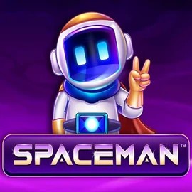 Official Casino Games logo: Spaceman by Pragmatic Play at HappySlots Casino